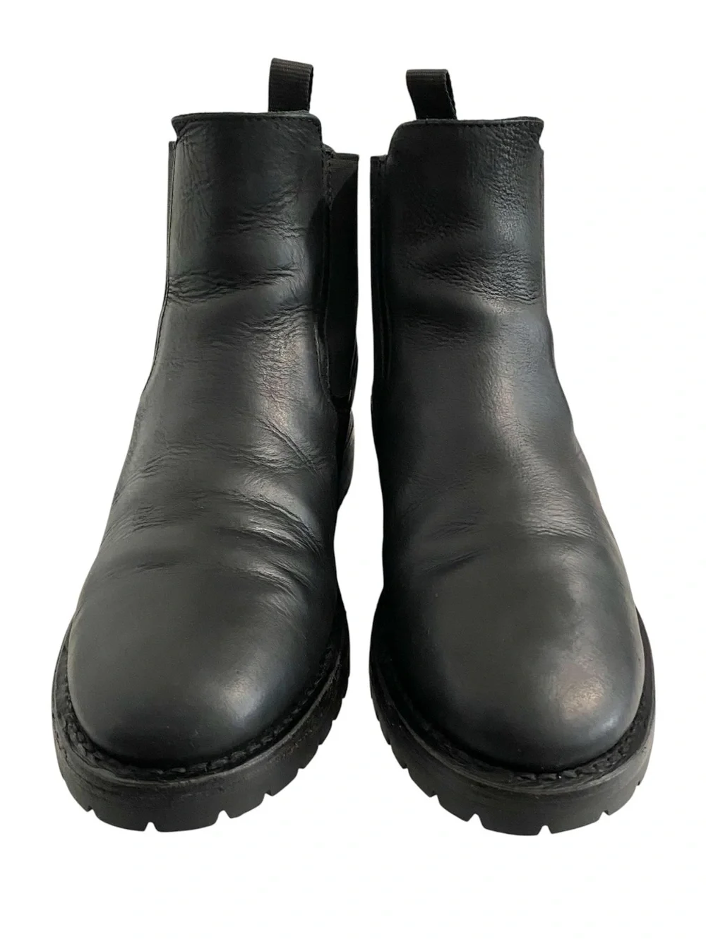 Thursday Boot Company Men’s Legend Black Leather Lug Sole Chelsea Boots Size 7